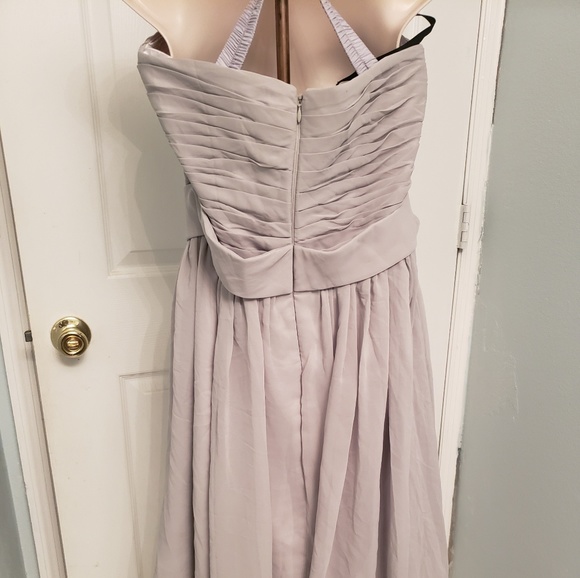 Grey Formal Prom/Wedding Dress - Picture 4 of 7
